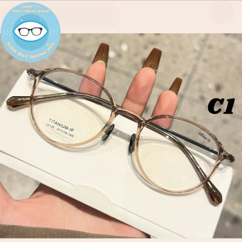 Gọng nhựa càng kính titanium mã 9108